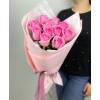 Букет нежных 11 розовых роз R536